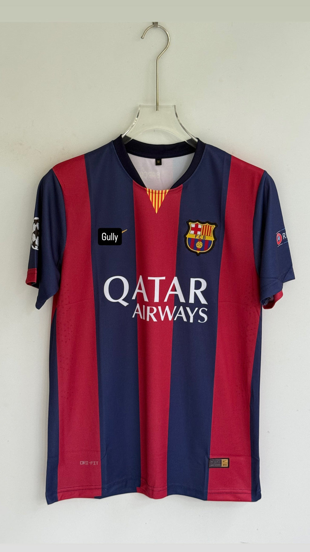 NEYMAR BARCELONA 2014 HOME KIT EMBROIDERY