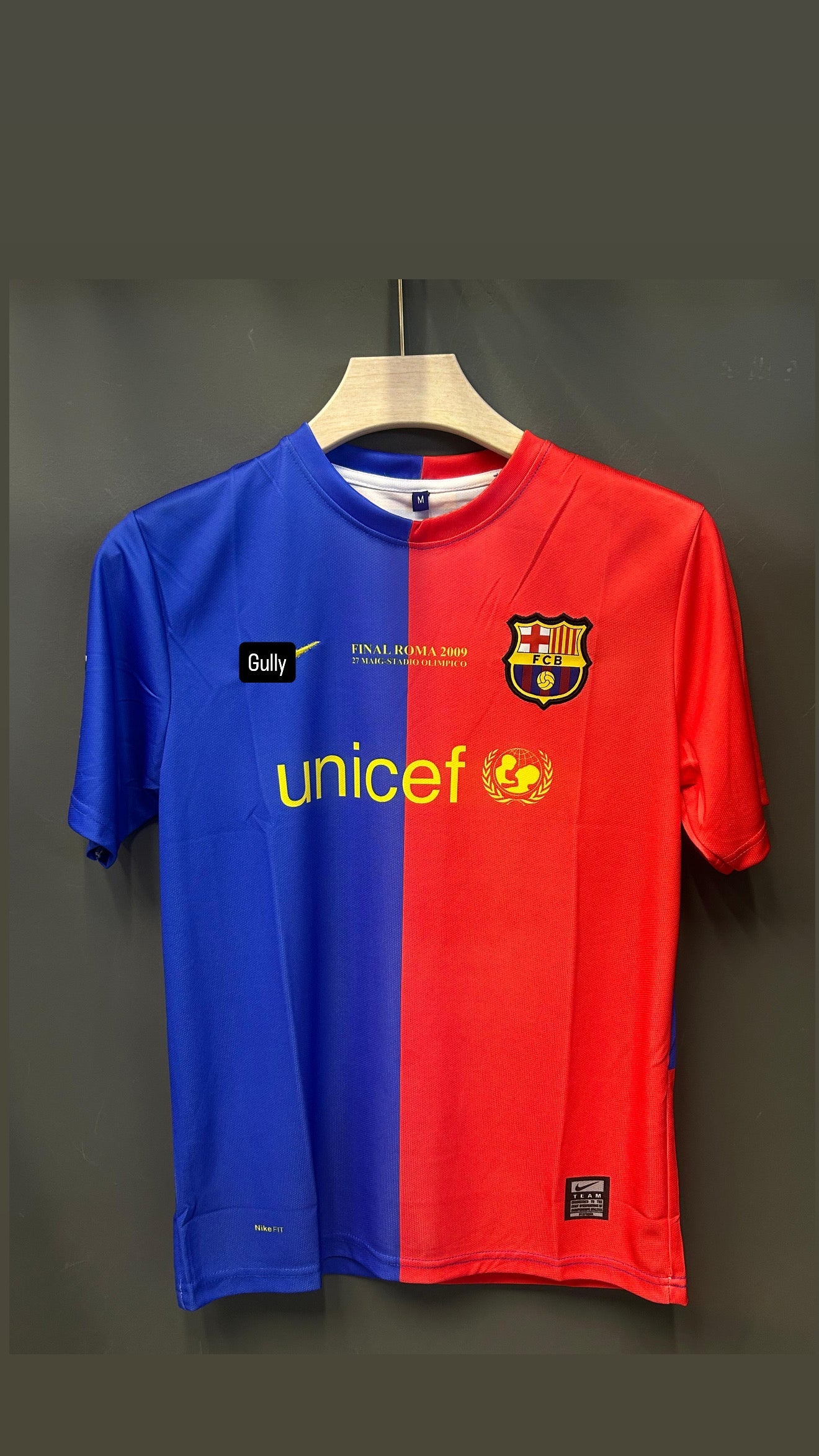 MESSI BARCELONA HOME KIT 2009 EMBROIDERY