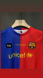 MESSI BARCELONA HOME KIT 2009 EMBROIDERY