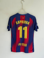 RAPHINHA BARCELONA  25/26 HOME KIT EMBROIDERY